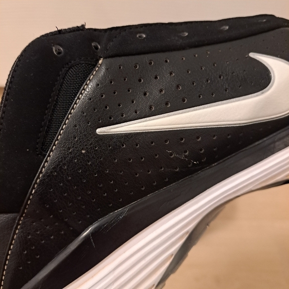 Nike Air Black White Elite Pre Game Athletic Fitness Workout Sneakers Size 10.5 - Picture 7 of 10